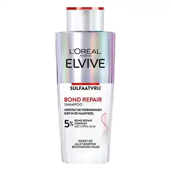 Kruidvat L'Oréal Paris Elvive Bond Repair Sulfaatvrije Shampoo aanbieding