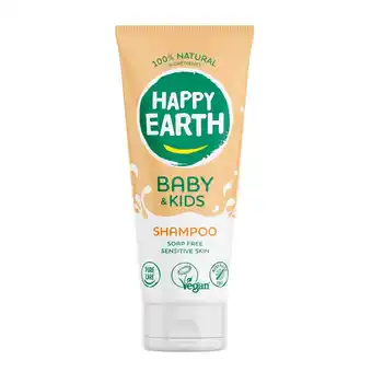 Kruidvat Happy Earth Baby & Kids 100% Natural Shampoo aanbieding