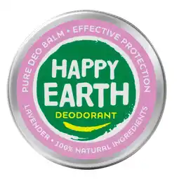Kruidvat Happy Earth 100% Natural Lavender Deodorant Balm aanbieding