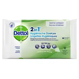 Kruidvat Dettol 2-in-1 Hygiënische Doekjes aanbieding