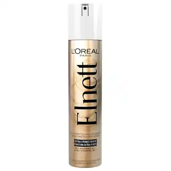 Kruidvat L'Oréal Paris Elnett Satin Extra Sterke Fixatie Haarspray aanbieding