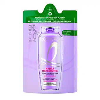 Kruidvat L'Oréal Paris Elvive Hydra Hyaluronic Shampoo Refill aanbieding