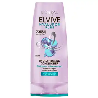Kruidvat L'Oréal Paris Elvive Hyaluron Pure Hydraterende Conditioner aanbieding