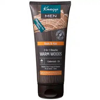 Kruidvat Kneipp Men 2-in-1 Warm Woods Douchegel aanbieding