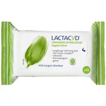 Kruidvat Lactacyd Verfrissende Intiem Tissues aanbieding