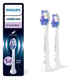Kruidvat Philips Sonicare Optimal Sensitive HX6052/10 Opzetborstels aanbieding