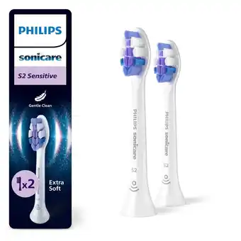 Kruidvat Philips Sonicare Optimal Sensitive HX6052/10 Opzetborstels aanbieding