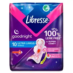 Kruidvat Libresse Goodnight Ultra Night Wing Maandverband aanbieding