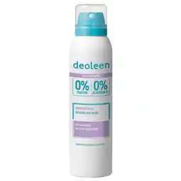 Kruidvat Deoleen 0% Sensitive Deodorant Spray aanbieding