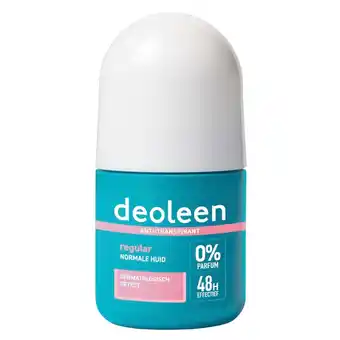 Kruidvat Deoleen Regular Antitranspirant Roller aanbieding