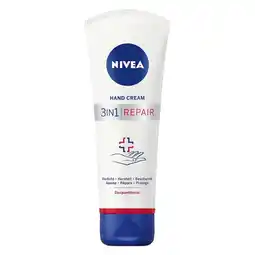 Kruidvat NIVEA 3-in-1 Repair Handcrème aanbieding