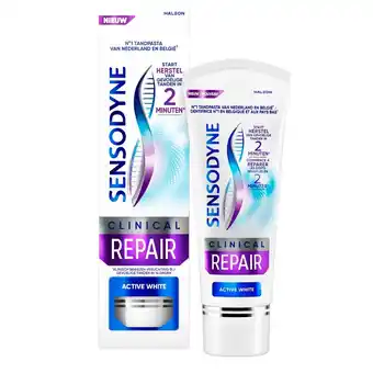 Kruidvat Sensodyne Clinical Repair Active White Tandpasta aanbieding