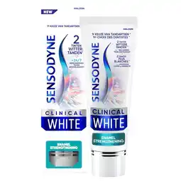 Kruidvat Sensodyne Clinical White Enamel Strenghtening Tandpasta aanbieding