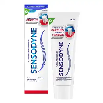Kruidvat Sensodyne Gevoeligheid & Tandvlees Whitening Tandpasta aanbieding