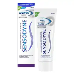 Kruidvat Sensodyne Rapid Relief Whitening Tandpasta aanbieding