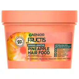 Kruidvat Garnier Fructis Pineapple Hair Food 3-In-1 Haarmasker aanbieding