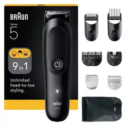 Kruidvat Braun Series 5 MGK5540 9-in-1 Verzorgingsset aanbieding