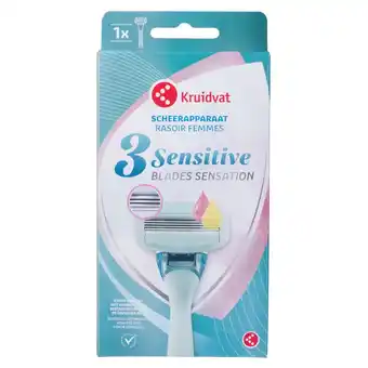 Kruidvat Kruidvat 3 Sensitive Sensation Scheerapparaat aanbieding