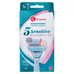 Kruidvat Kruidvat 5 Sensitive Sensation Scheerapparaat aanbieding
