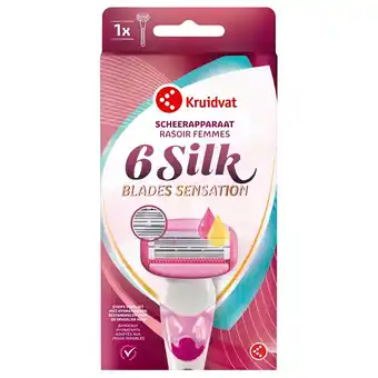 Kruidvat Kruidvat 6 Silk Sensation Scheerapparaat aanbieding
