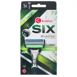 Kruidvat Kruidvat For Men Six Scheersysteem aanbieding