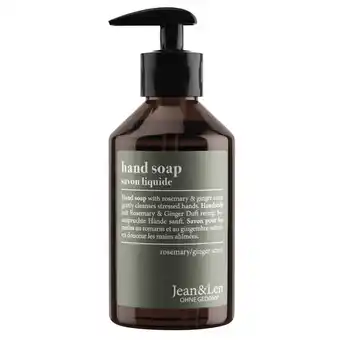 Kruidvat Jean & Len Rosemary & Ginger Handzeep aanbieding
