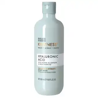 Kruidvat Baylis & Harding Kindness+ Hyaluronic Acid Body Wash aanbieding