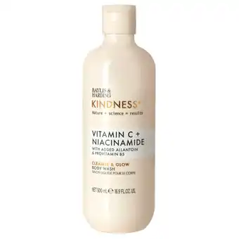 Kruidvat Baylis & Harding Kindness+ Vitamin C + Niacinamide Body Wash aanbieding