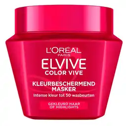 Kruidvat L'Oréal Paris Elvive Color-Vive Haarmasker aanbieding