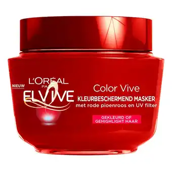 Kruidvat L'Oréal Paris Elvive Color-Vive Haarmasker aanbieding