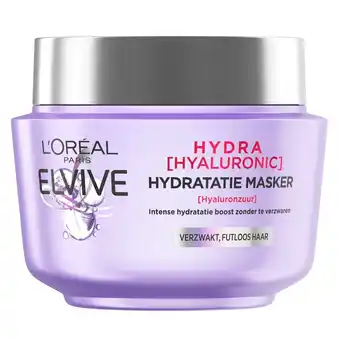 Kruidvat L'Oréal Paris Elvive Hyaluronic Hydratatie Masker aanbieding