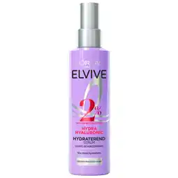 Kruidvat L'Oréal Paris Elvive Hyaluronic Hydratatie Leave In Serumspray aanbieding
