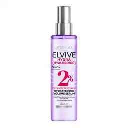 Kruidvat L'Oréal Paris Elvive Hyaluronic Hydratatie Leave In Serumspray aanbieding