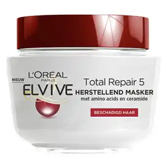 Kruidvat L Oréal Paris Elvive Total Repair 5 Haarmasker aanbieding