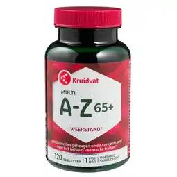 Kruidvat Kruidvat Multi A-Z 65+ Vitaal Tabletten aanbieding