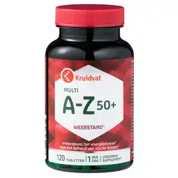 Kruidvat Kruidvat Multi A-Z 50+ Vitaal Tabletten aanbieding