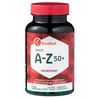 Kruidvat Kruidvat Multi A-Z 50+ Vitaal Tabletten aanbieding