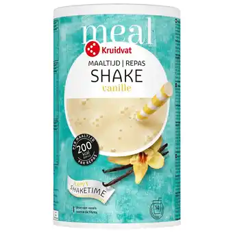 Kruidvat Kruidvat Vanille Maaltijdshake aanbieding