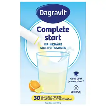 Kruidvat Dagravit Complete Start Drinkbare Multivitaminen Sachets aanbieding