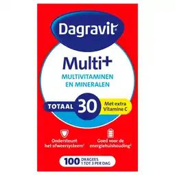 Kruidvat Dagravit Totaal 30 Multivitaminen Dragees aanbieding
