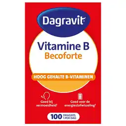 Kruidvat Dagravit Vitamine B Becoforte Dragees aanbieding