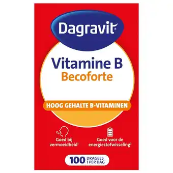Kruidvat Dagravit Vitamine B Becoforte Dragees aanbieding