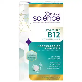 Kruidvat Kruidvat Science Vitamine B12 Zuigtabletten aanbieding
