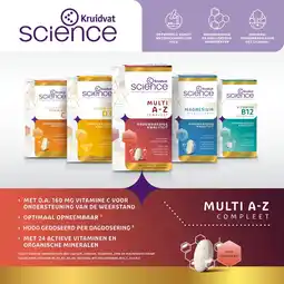 Kruidvat Kruidvat Science Multi A-Z Compleet Tabletten aanbieding