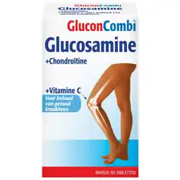 Kruidvat GluconCombi Glucosamine + Chondroïtine + Vitamine C Tabletten aanbieding