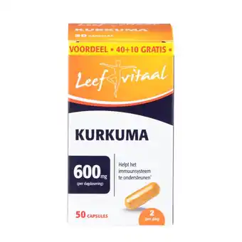 Kruidvat Leefvitaal Kurkuma Capsules aanbieding
