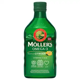 Kruidvat Möller’s Omega-3 Levertraan Citroen aanbieding