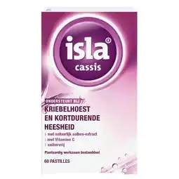 Kruidvat Isla Cassis Pastilles aanbieding