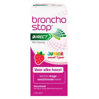 Kruidvat Bronchostop Direct met Honing Junior aanbieding