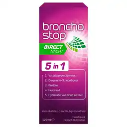 Kruidvat Bronchostop Direct Nacht 5-in-1 Hoestdrank aanbieding